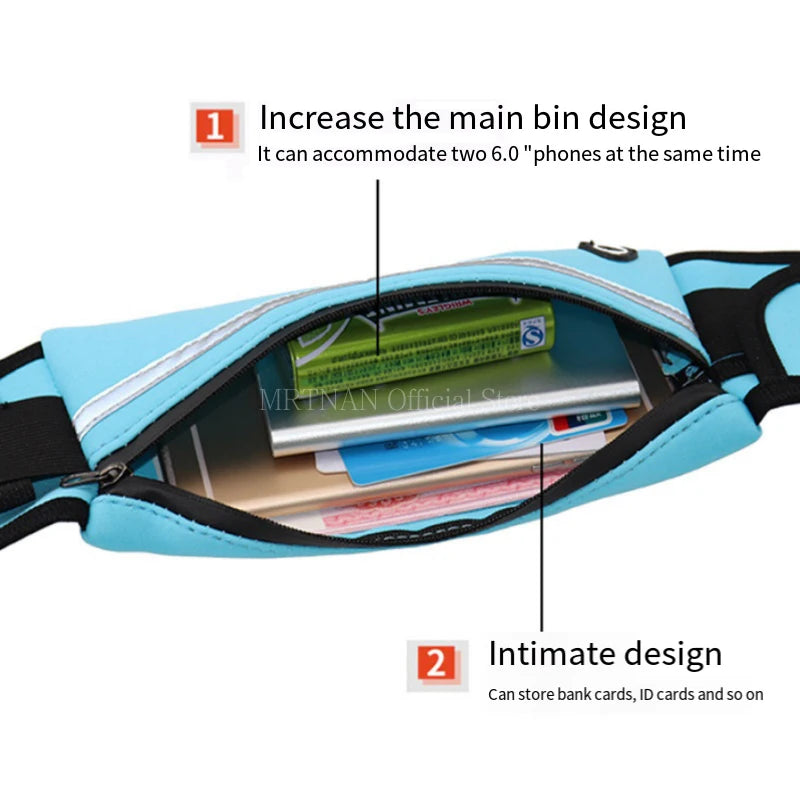RunBelt Pro - Riñonera Deportiva Impermeable-4X4