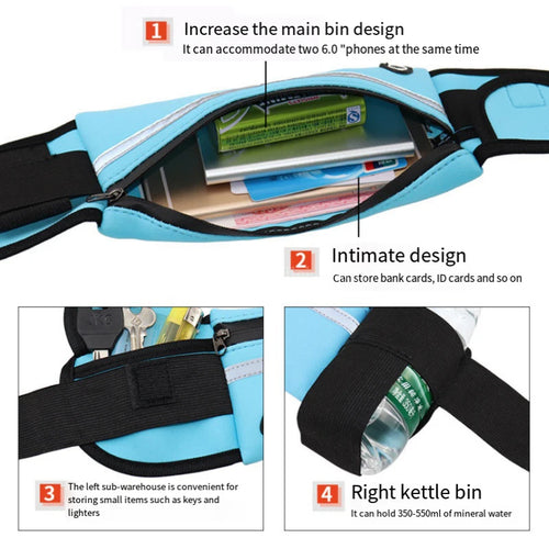 RunBelt Pro - Riñonera Deportiva Impermeable-4X4